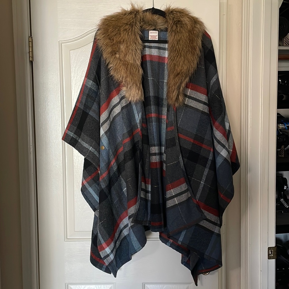 Oversized poncho